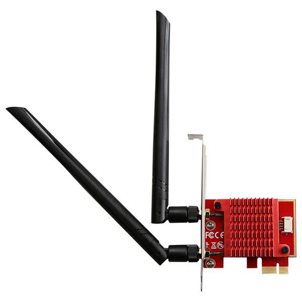 WiFi 6 Intel AX210 Wireless Network Card, 1 Set, Color: As Shown, Material: PCB & Metal