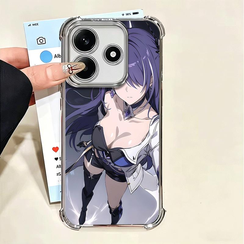 Чехол для телефона Honkai Star Rail Acheron Plating для Xiaomi Poco X5 X6 X7 X8 Pro Max F8 Ultra F7 M8 M7 M5S Redmi 15C 15 14C 13C 13 X3