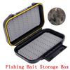 1 Pc Portable Fishing Baits Case Waterproof Dual-Layer Fly Fishing Bait Storage Box