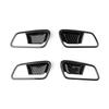 Carbon Fiber Styling Car Inner Door Bowl Handle Frame Cover For Kia Morning 2021-2023 Interior Accessories