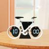 Bike Figurine Flip Desk Clock Farmhouse Gifts Table Tabletop Ornament for Bedside