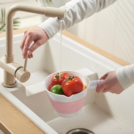 No Deformation Kitchen Water Scoop Hanging Hole Convenient Fruit Vegetable Washing Scoop