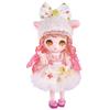 ICY Fortune Days 13cm BJD Doll - Anime Style Doll Set, Perfect for Gifts, Decoration, DIY Exercise, and Collections, Girl's Doll 8+ (Aries)