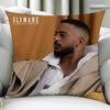 SSlimane French Singer cushion cover Birthday Anniversary Gifts Double Sided Printed Zipper Cushion Cover Soft Skin Bedding