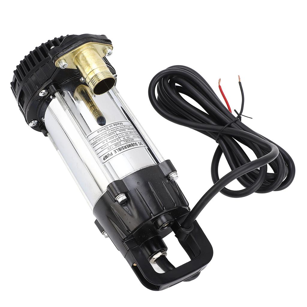 DC Submersible Pump 12V 180W 3meter³/h 8m Lift Brushless Copper Motor for Ranch Farm