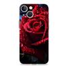 Чехол для телефона iPhone 15 14 13 12 Mini 11 Pro Max XS X XR 7 8 Plus, прозрачный противоударный силиконовый чехол, красивые цветы красной розы