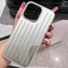 Стильный деловой чехол для телефона с 3D гофрированной полоской, чехол-бампер, жесткий, противоударный, с коробкой для iPhone 16 15 14 13 ProMax