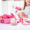 Play Makeup Beauty Set Wood Toy Gifts Salon Toys Princess Kit Kids Pretend