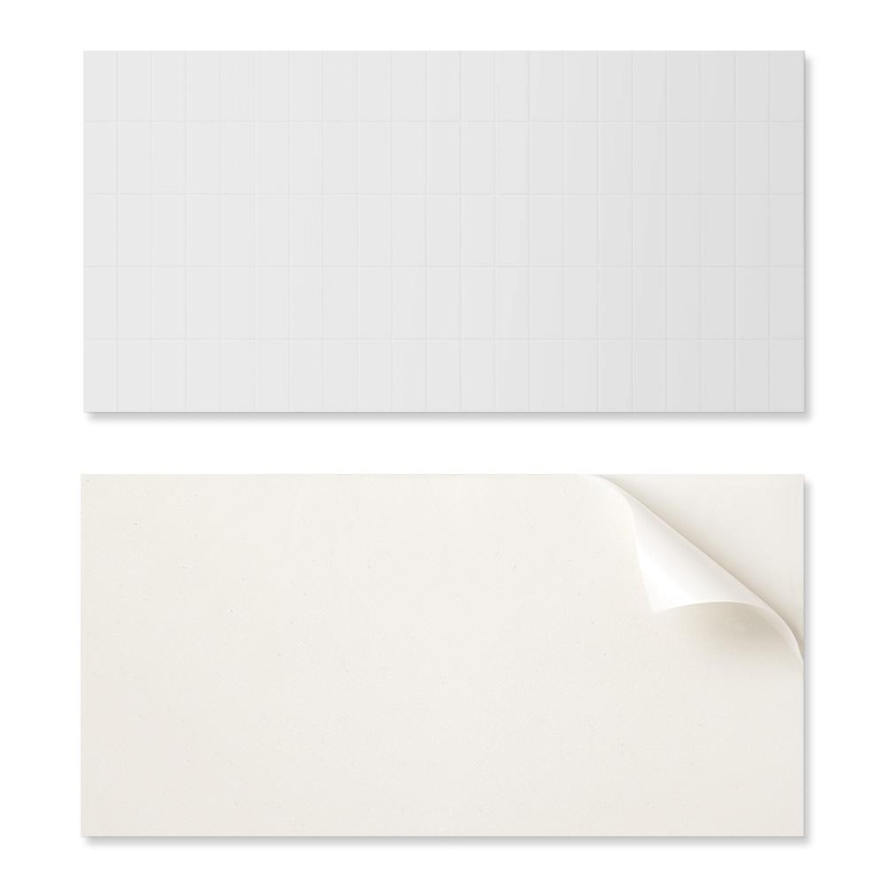 Panel Winylowy Samoprzylepny Idealny Do Wnętrz Nowoczesnych 120X60 Cm Jasne Prostokątne Kafelki