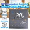 WiFi Smart Thermostat Temperature Controller for Water/Electric Floor Heating/Gas Boiler Work with Alexa Google Home
