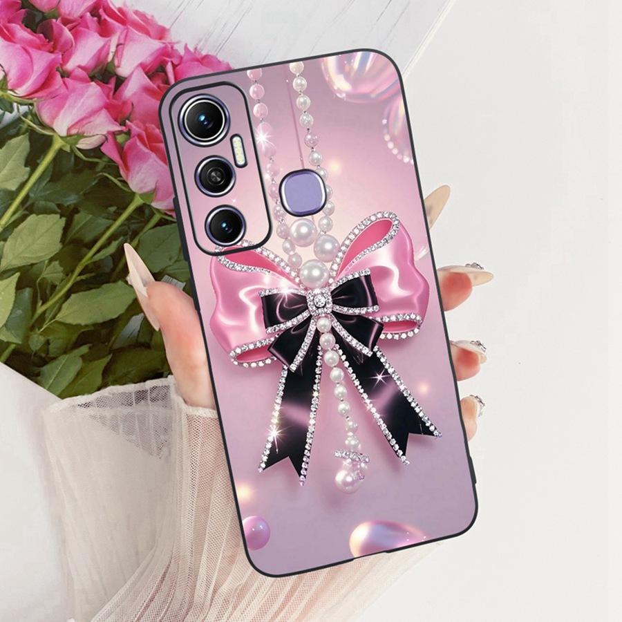 Чехол для Infinix Hot 11s Hot11 Черный Новый дизайн ТПУ Простота Мягкий силиконовый чехол Для Infinix Hot11s NFC Coque Capa