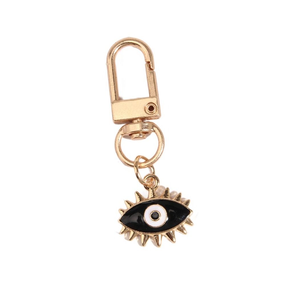 Indelible Evil Eye Keychain Sturdy Eye of Horus Keychain Hamsa Hand Keyring Jewelry Accessories