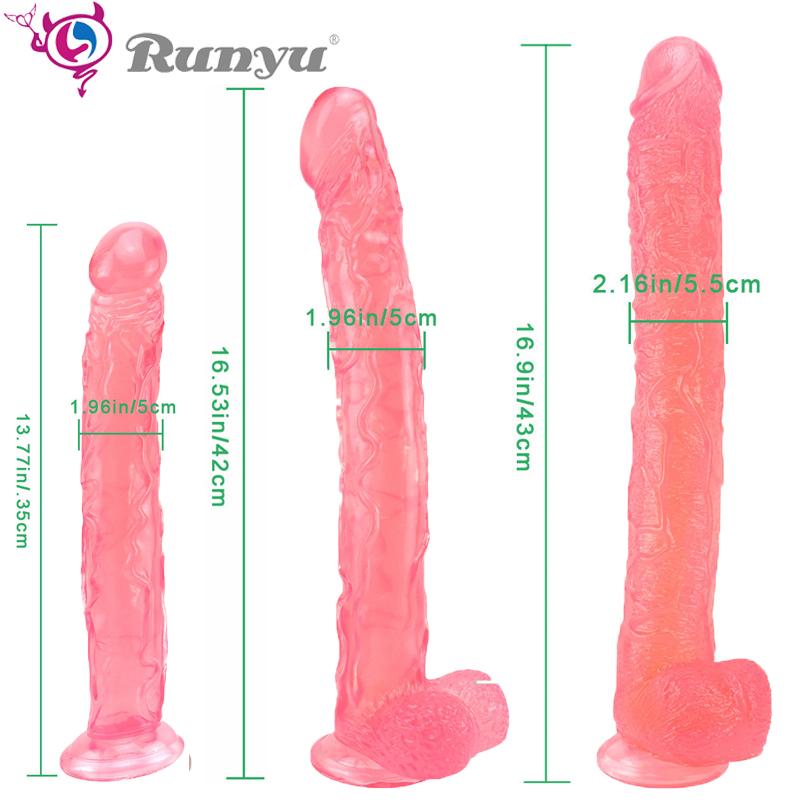 Реалистичный большой длинный фаллоимитатор, пенис RUNYU, игрушки для взрослых, член, секс-игрушка для женщин, мастурбация
