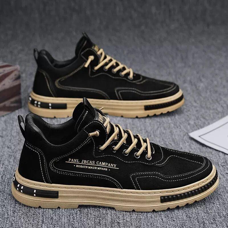 Fashion Men's Casual Sneakers SpringAutumn Breathable Wear Resistant Outdoor Platform Sneaker Non-slip Comfortable Loafers Walking Flats