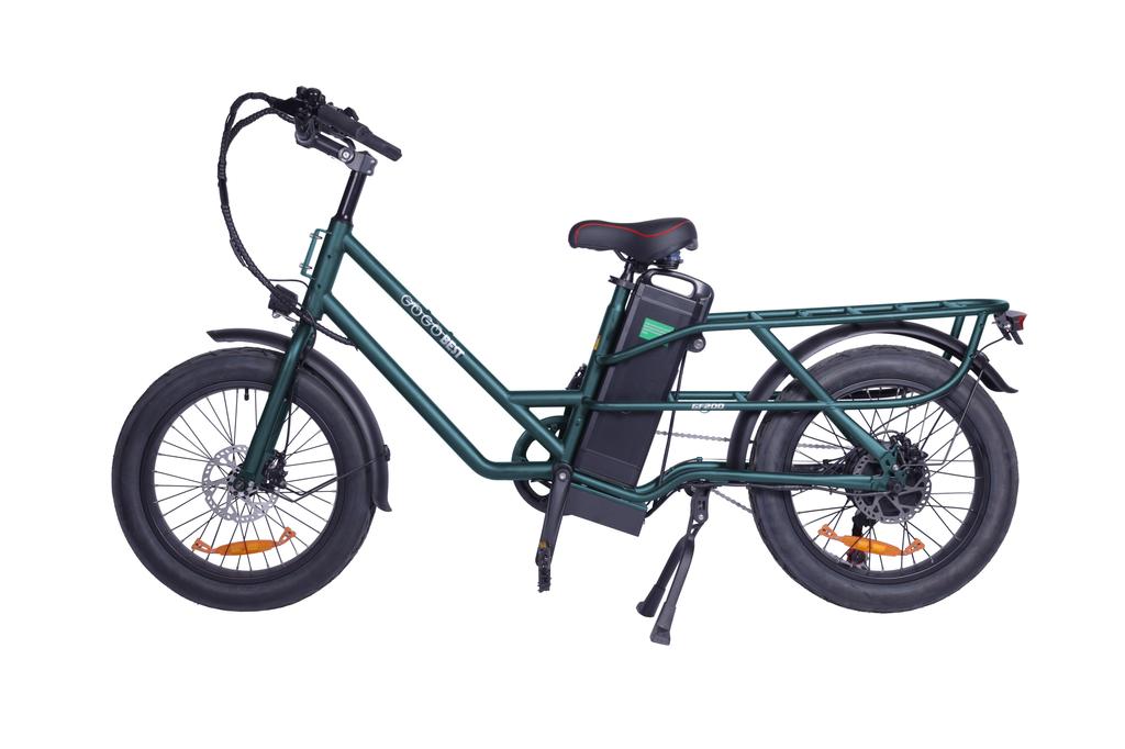 Электровелосипед Gogobest GF200 для взрослых, 500 Вт, бесщеточный двигатель, литиевая батарея 48 В 15,6 Ач, 20-дюймовые колеса, для городской езды