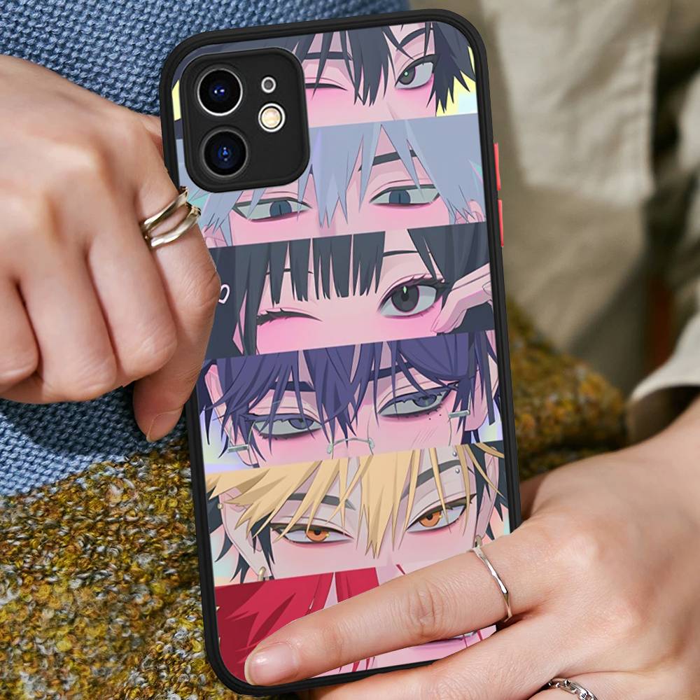 Чехол для телефона Anime TV Link Click для iPhone 16e 16 15 14 13 12 11 Pro Max X XS Max Plus Матовый Прозрачный