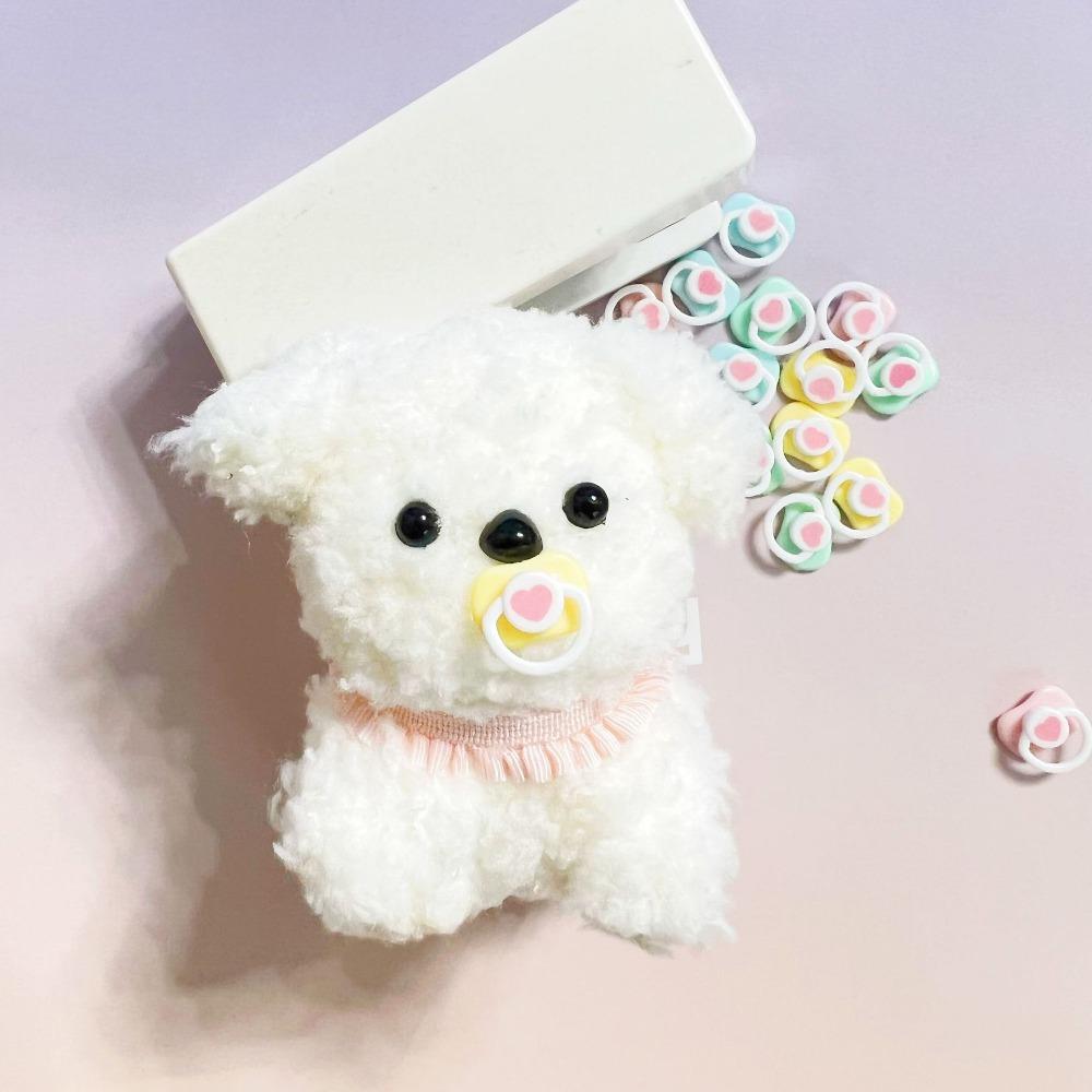 4Pcs Miniature BJD Doll Dummy Pacifier Plastic Doll Pacifier Accessories Mini Doll Pacifier OB11