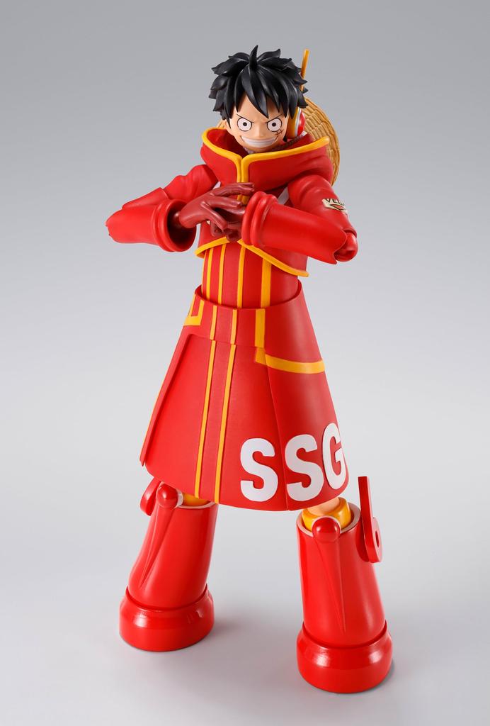 TAMASHII NATIONS SHFiguarts ONE PIECE Monkey D. Луффи - Яйцеголовый с Острова Будущего - Приблизительно. Подвижная фигурка из окрашенного ПВХ и АБС пластика высотой 150 мм