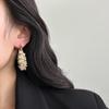 Full Diamond Crystal Chain Fringed Ear Ring Earrings Handmade Pendant Light Luxury High-End Exquisite Versatile Temperament Earrings