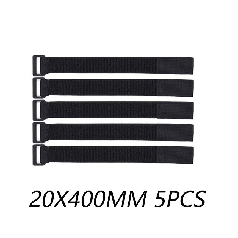 5Pcs Elastic Hook and Loop Cable Tie Reverse Buckle Stretch Fastener Cable Straps Nylon Extension Strap Cord Wrap Organizer