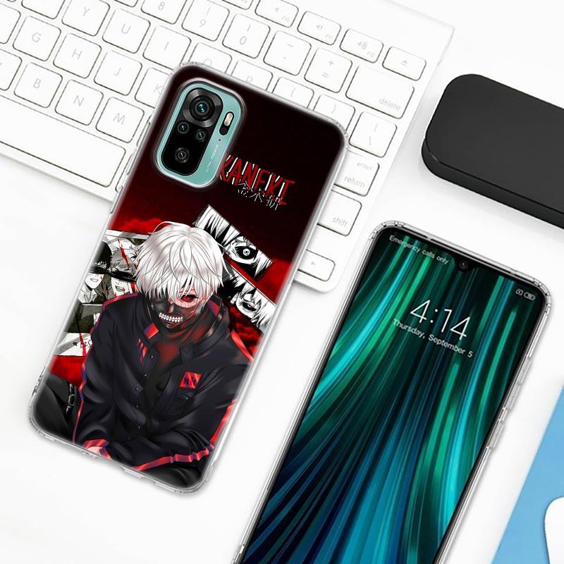 Чехол для телефона «Токийский вурдалак Канеки Кен» с аниме для Xiaomi Redmi Note 9s 8 11 9 10 Pro 10s 11s Note 9s 8Pro K40, чехлы с прозрачным чехлом Fundas