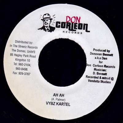7-дюймовая пластинка VYBZ KARTEL - Ah Ah NONE Don Corleon Rec 2004 Ямайка Регги, Ска и Даб Б/У