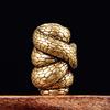 Serpent Brass Beads DIY Jewelry Making Kit Vintage Craft Accessories For Bracelets Necklaces Unisex Gift