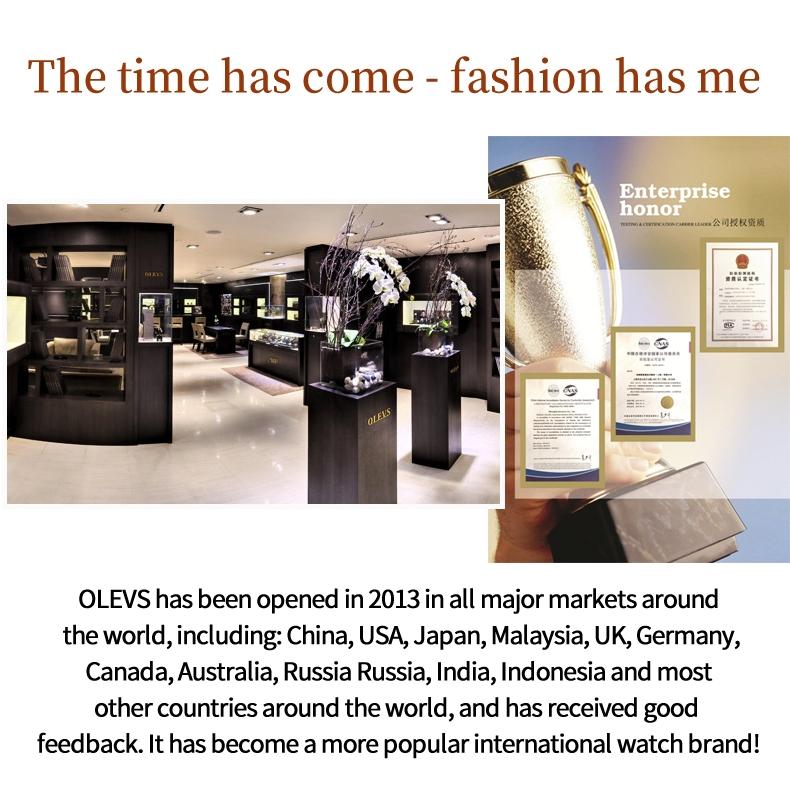 OLEVS Брендовые часы Новые простые кварцевые часы для любителей выражений Нишевые женские часы Женские часы