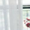 Modern Solid White Wire Curtains For Room, Window Treatments Tulle Living Room Drapes , Thin Sheer Kitchen Sheer Decoration