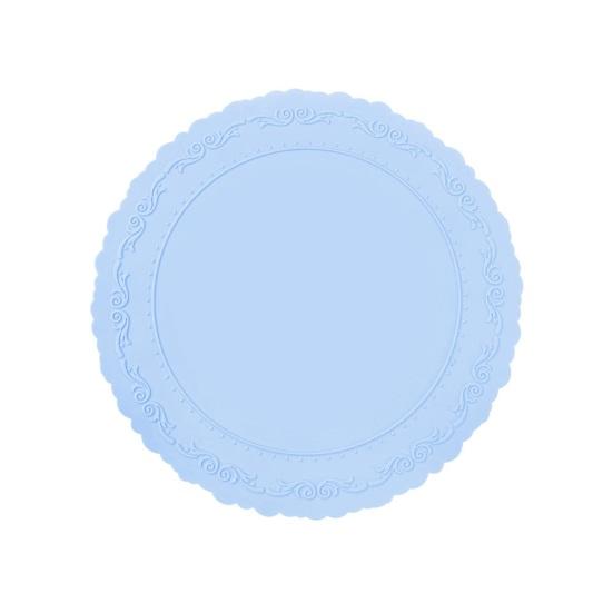 Изолированная подставка под стакан Силиконовая Овальная Нескользящая Термостойкая Подставка под тарелку Превосходный Дизайн против складок Кухонная Декоративная Нескользящая подкладка