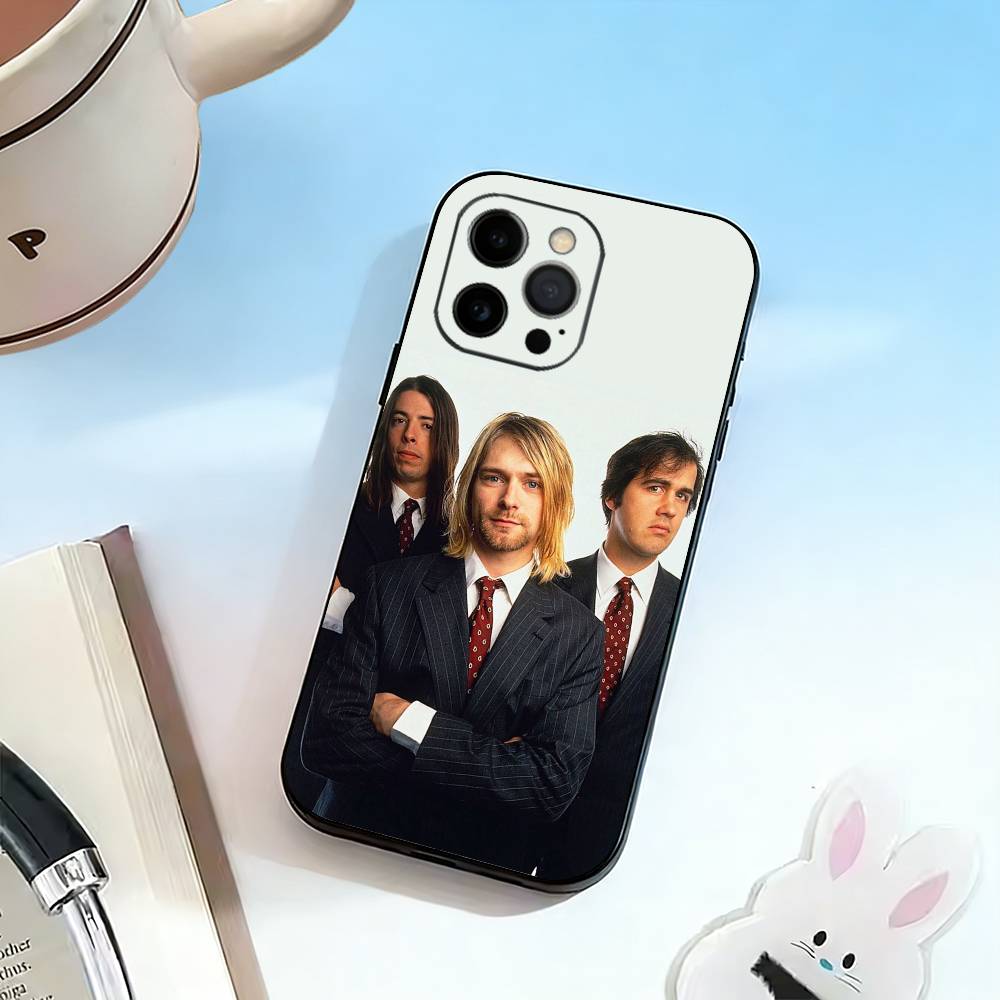 N-Nirvana Phone Case Silicone Soft For IPhone 17 16 15 14 13 12 11 X XR Plus Pro Max Plus