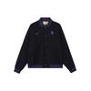 Chelsea Color Block Stand Collar Embroidered Logo Design Casual Jacket Men Jacket Asphalt-Blue FB2132-426