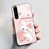 Милая лампа-кролик нового дизайна для Sony Xperia 1 III Черный чехол Чехол для телефона для Xperia 1 IV (PDX 223) Конфетная Защитная от царапин Оболочка Милая