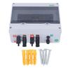 Solar Combiner Box 2 Input 2 Output IP65 Waterproof PV Combiner Box with 20 To 40KA Surge Protector
