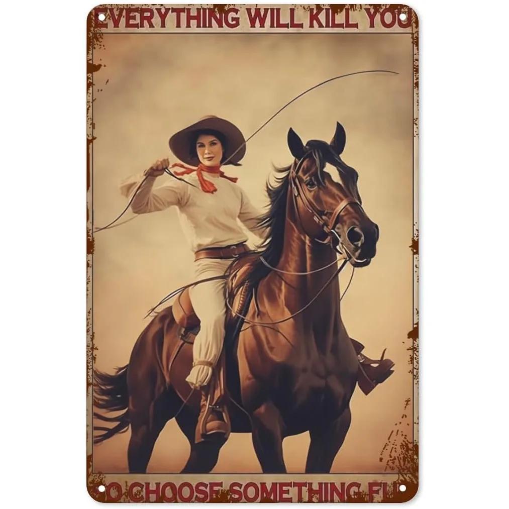 Винтажные металлические жестяные знаки «Ковбои Дикого Запада», настенный декор для дома, сада, гаража, пещерных баров, кафе, клубов, ретро-плакаты, доска