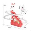 Climbing Stairs Slide Toy Interactive Cute Bunny Educational with Music Light Race Track