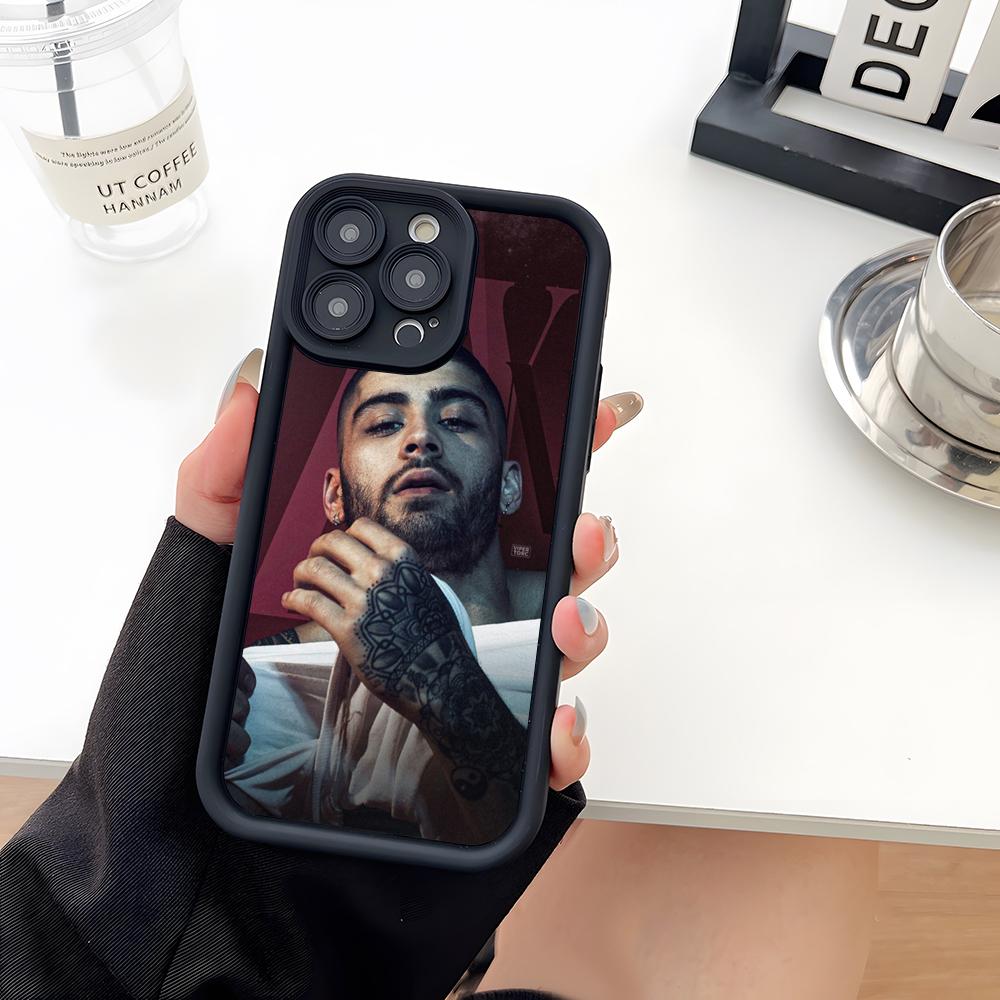 Чехол для телефона певца Зейна Малика Мягкий силикон Для IPhone 17 16 15 14 13 12 Mini 11 Pro Max Plus Защитная крышка для объектива камеры