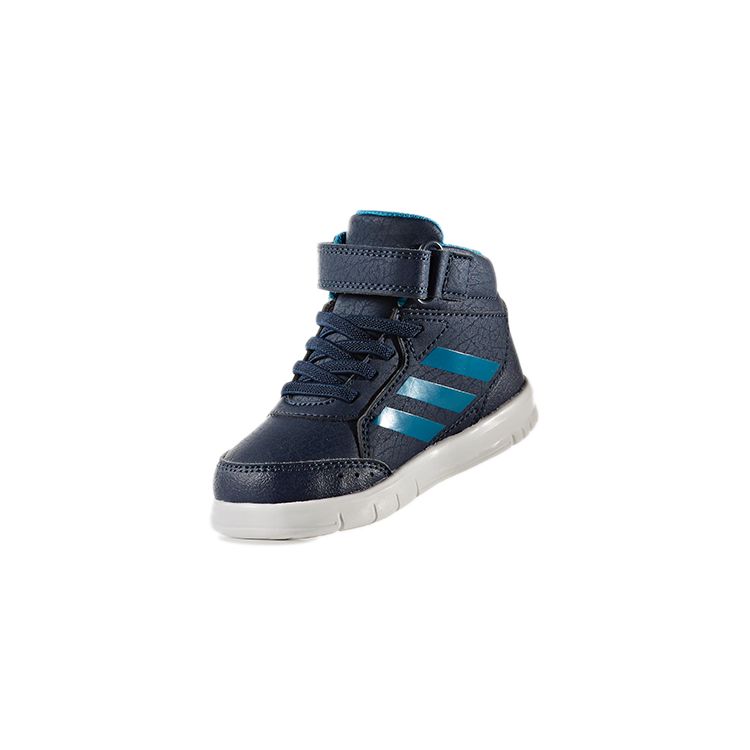 adidas Altasport Mid El I Удобные Легкие Нескользящие Прочные Ботинки Средней Высоты для Ходьбы Детская Обувь Темно-Синий BB6207