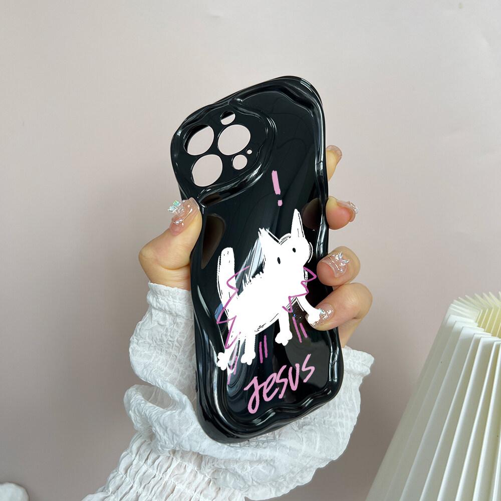 Милый креативный музыкальный чехол-кошка для OPPO Reno 13F 12F 11F 13 12 11 8 Pro 5G 7 4G 5 6 Lite A57 A58 A77 A78 A79 5G A38 A18 Волна