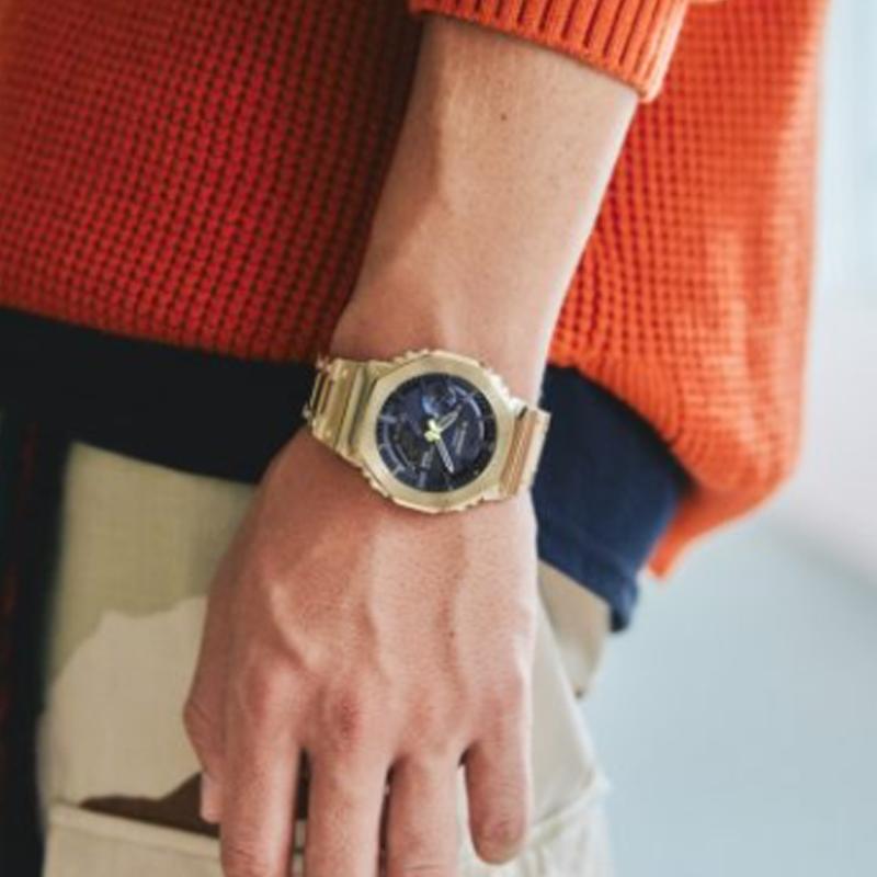 Casio Унисекс Серия Полностью Металлические Черные Часы GM-B2100GD-9A GM-B2100GD-9A