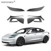 Для Tesla Model 3 Highland 2023 2024 защитная пленка для фар, заднего фонаря, модель 3 + задняя фара, черная пленка, меняющая цвет