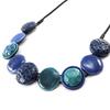[J2266] - Blue 'Safari' Designer Necklace