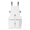 SANWA SUPPLY International Power Conversion Adapter, Compatible with 9 Power Sources Worldwide, White, TR-AD1W