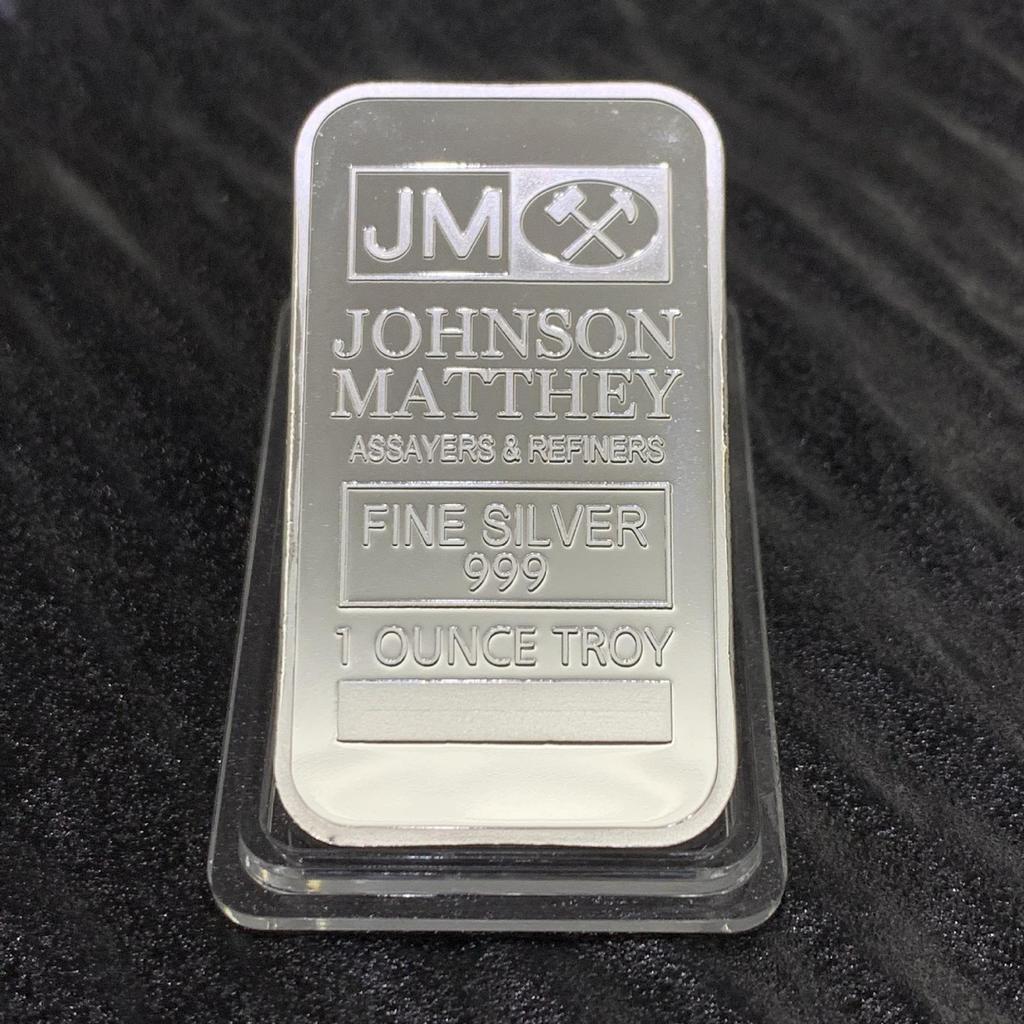 Коллекция прямоугольных монет с серебряным покрытием 'Cross Commemorative JM'