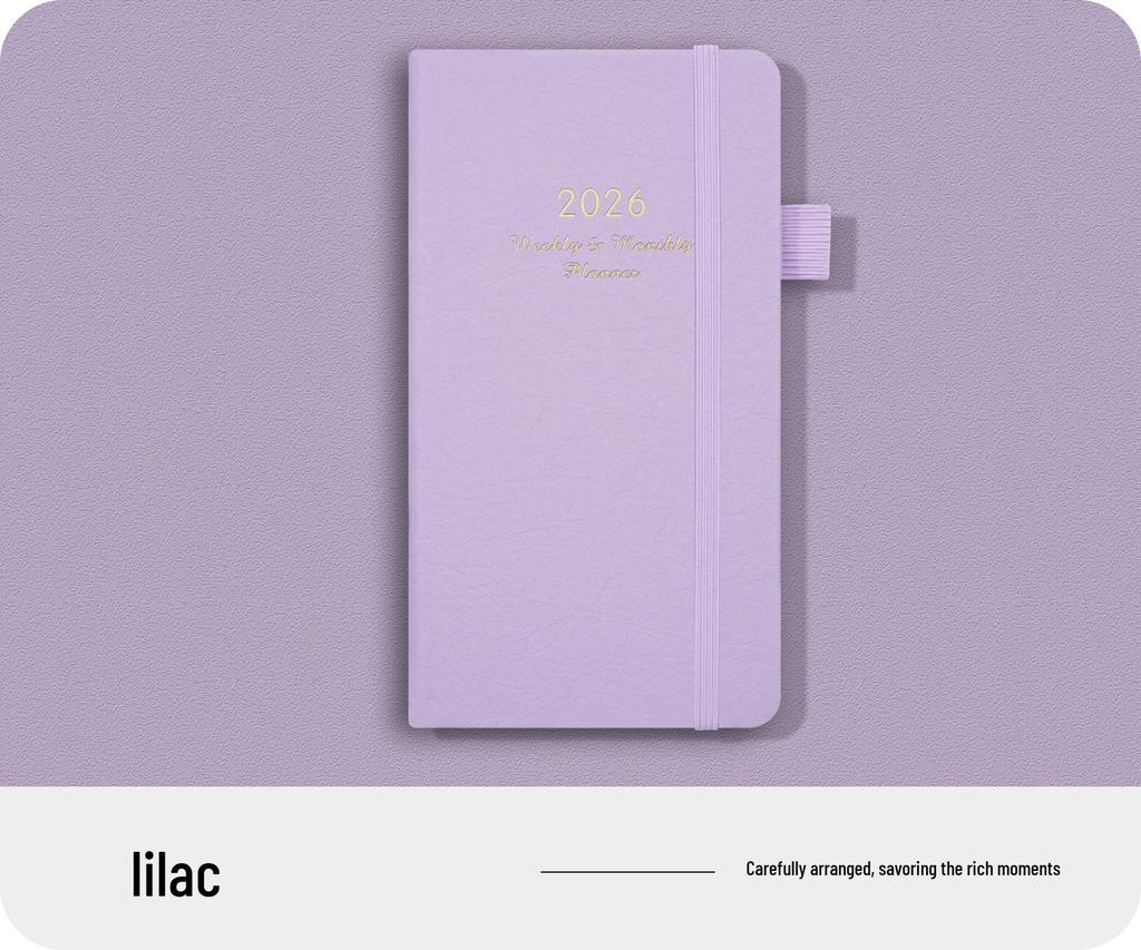 В наличии 2026 Английский еженедельник-дневник 24K