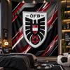 Wall Hanging Tapestry Austria Football Print Cloth for Living Room Bedroom Home Decor