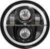 5.75" High-Brightness 40W Motorcycle Headlight with Angel Eye for Harley