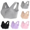 Women's Fashion Casual Solid Color Shoulder Underwear Nipple Comfortable Bra