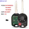Чехол для автомобильного ключа jingyuqin для Ford OUCD6000022 315 МГц Escape Focus C-Max Transit Connect HU101 Blade 164-R8007 80BIT ID63