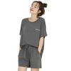 Top and Bottom Short Room Convenient Crew Waist Short Sleeves Shorts [Mskikefly] Pajamas, Set, Sleeves, Wear, Women's, Loungewear, Nightwear,